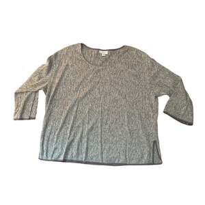 J Jill women's medium pure Jill linen blend 3/4 sleeve minimalist